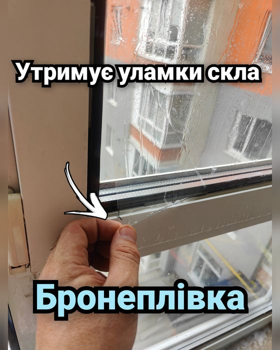 Бронеплівка на вікна