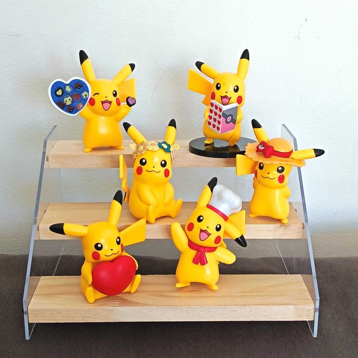 Figuras Pokémon Pikachu (6 peças)