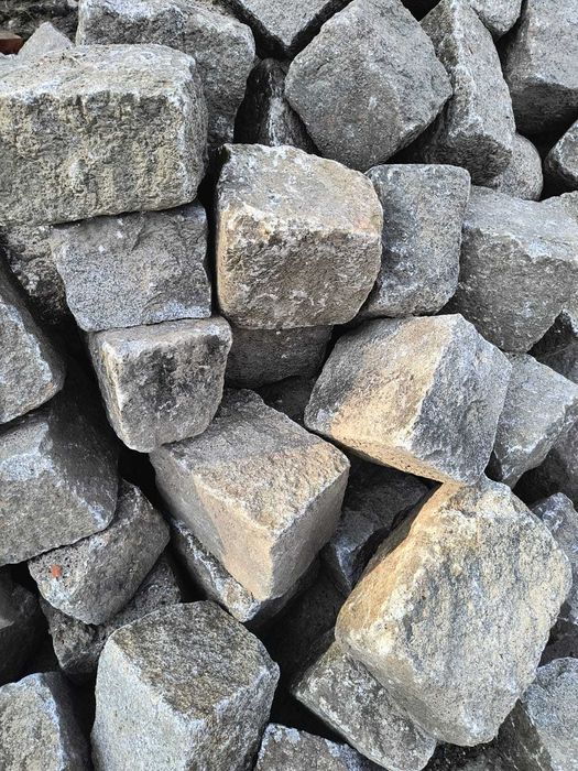 Kostka Granitowa Kamienna, rozbiórkowa, rzędówka
