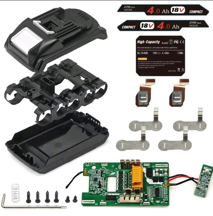 Плата BMS, коопуса  21v для Makita.Ремонт АКБ, балансування, перепаков