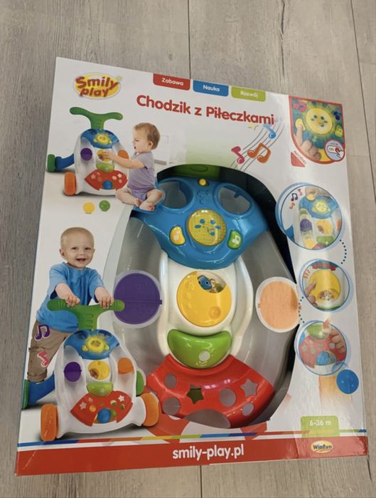 Chodzik z piłeczkami nowy smily play