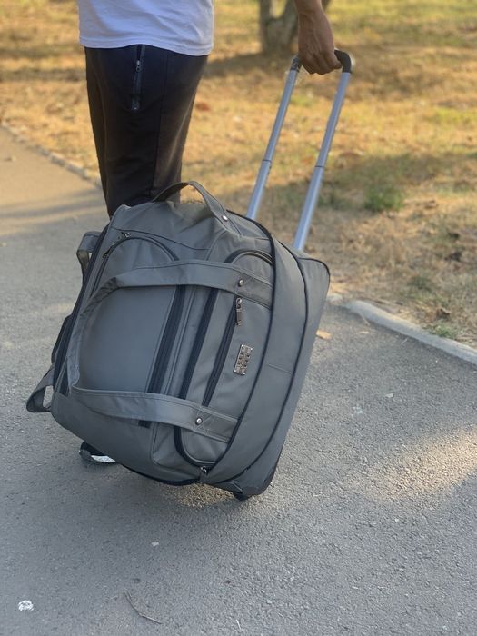 Сумка-чемодан, сумка с ручкой, Трансформер 60 литров++