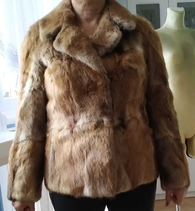 Futro, kurtka futrzana skóra naturalna L/XL