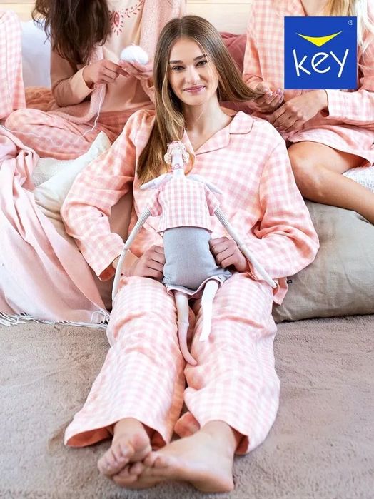 Жіночі фланелеві піжами KEY. Акція