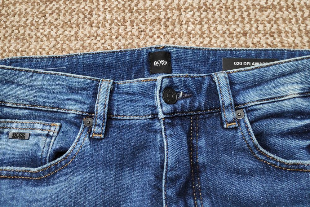 Hugo Boss Delaware джинси slim fit knit denim оригінал W32 L32