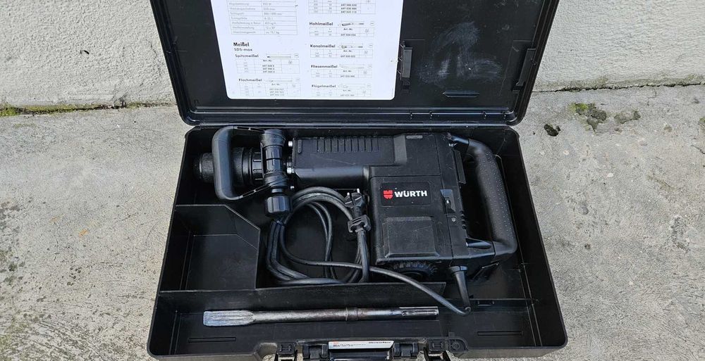 WURTH MH 10-SE młot + dłuto 2021r.