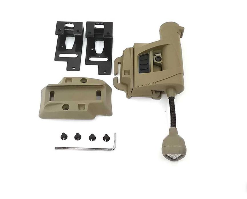 Фонарик тактический на шлем Ліхтарик тактичний на каску