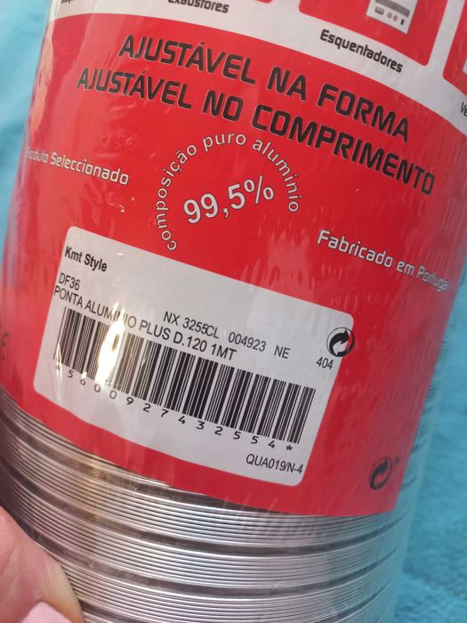 Tubo de exaustor extensivel novo