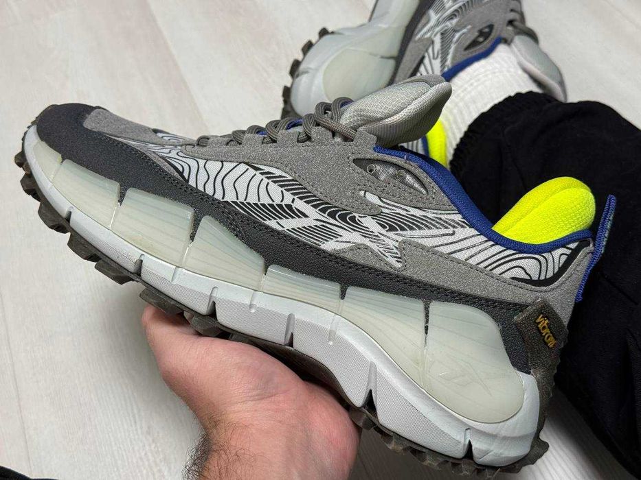 Reebok Zig Kinetica у чорному та сірому кольорі 40-45р.