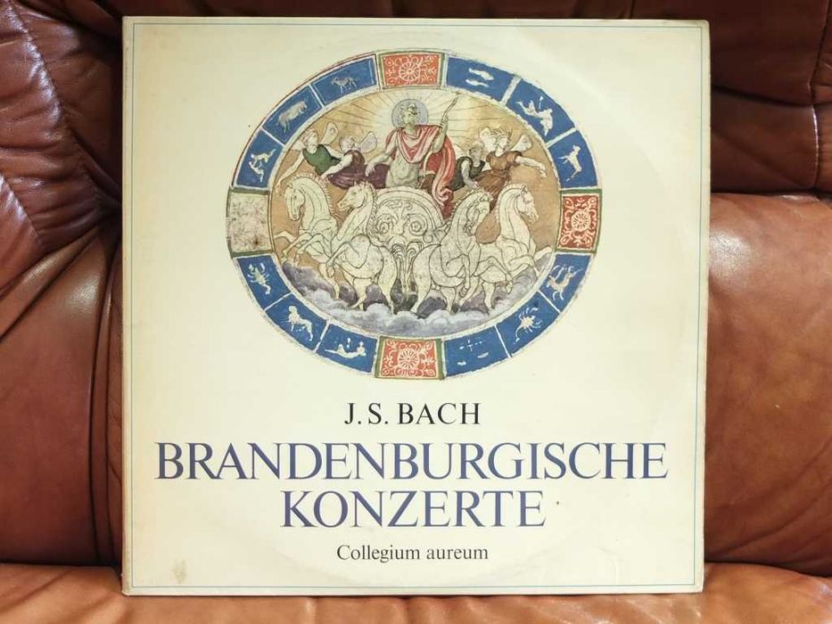 Vinil LP Duplo de Bach "Brandenburgische Konzerte", Collegium Aureum