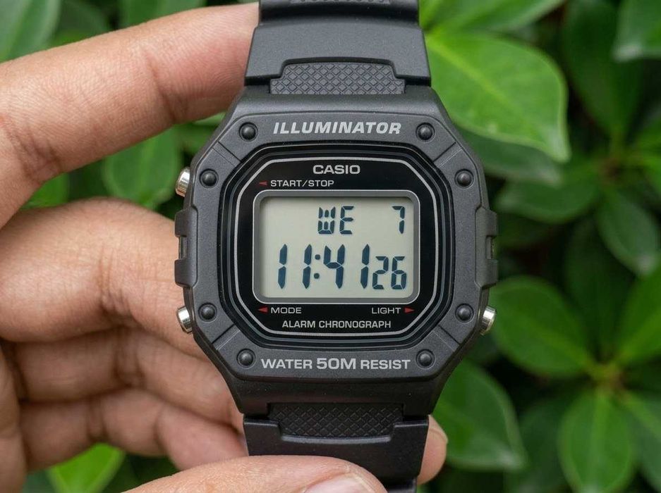 Чоловічий годинник CASIO W-218H-1A Новий