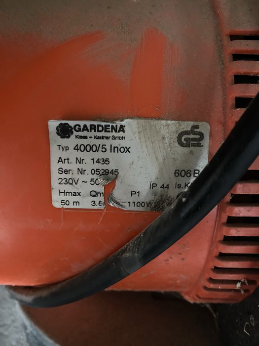 Pompa ogrodowa gardena