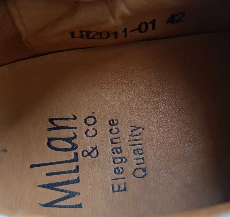 Продам классические туфли в стиле оксфорд от бренда Milan&Co.