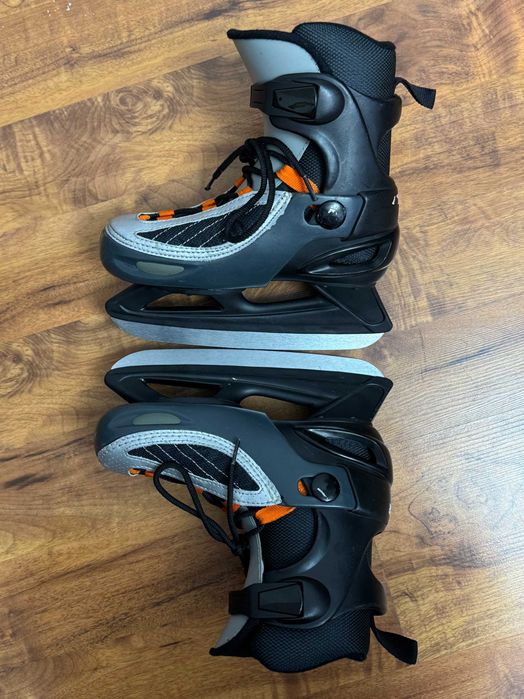Łyżwy hokejowe regulowane hokejówki Thinsulate V3Tec 32 33 do 34 35