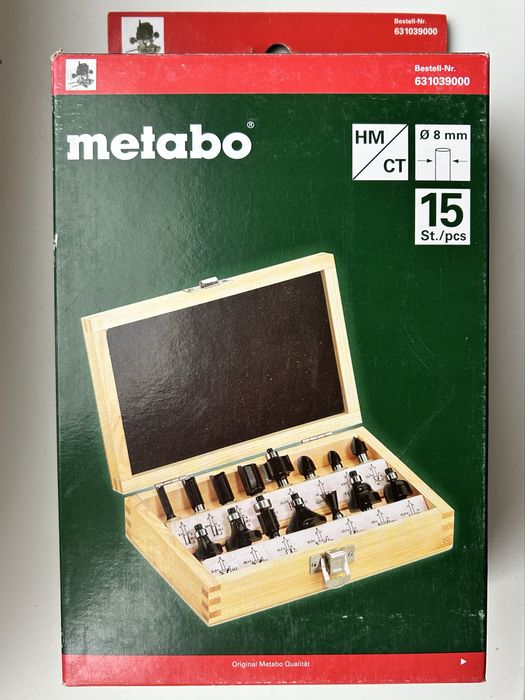 Набір фрез Metabo Promotion 15шт (631039000)
