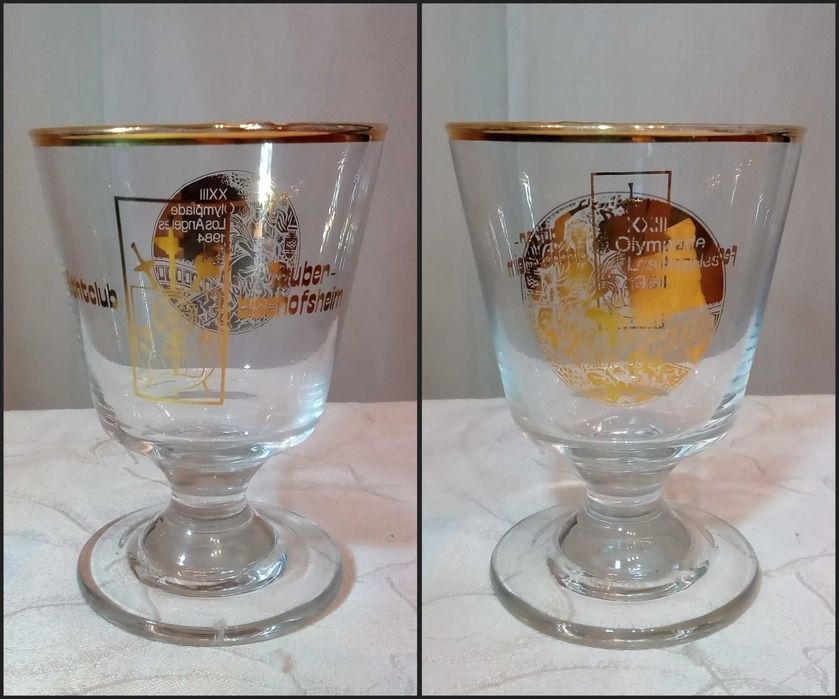 Стопки(кришталь/позолота ER-WI), келих(Олімпійські ігри 1984)