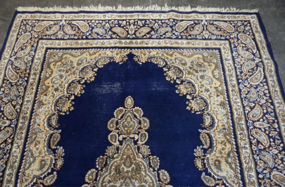 Bx Preço Tapete Persa Kirman Vintage com Certificado de Autenticidade