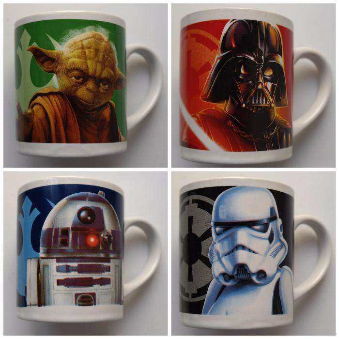 Conjunto de 4 canecas Star Wars