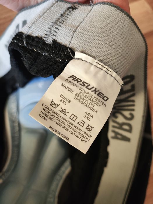 Męskie spodenki na rower XXL