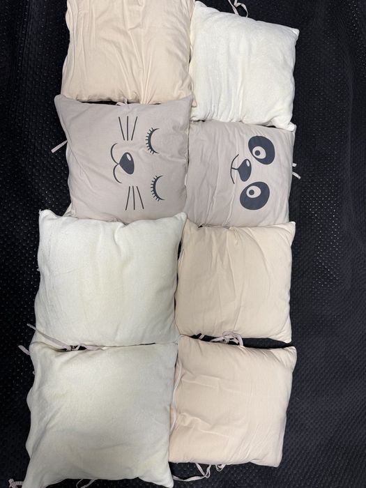 Подушки-бортики в дитяче ліжечко