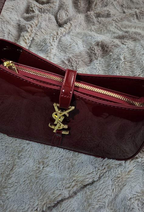 Torebka ysl le 5 a 7 burgundy