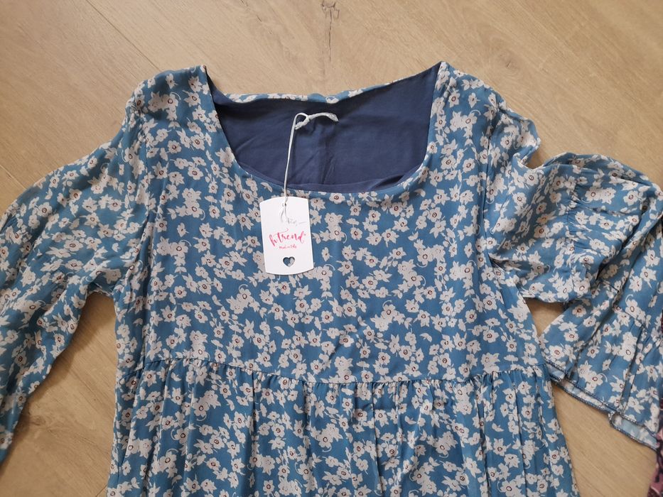 Nowe Sukienki 2 szt. Jedna z metką 2 bez. Wiosenno-letnie.