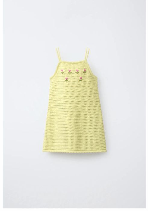 дитяча літня вʼязана сукня Zara 98р