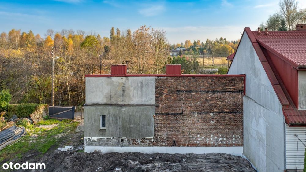 Dom z gotowym projektem rozbudowy w Sosnowcu.