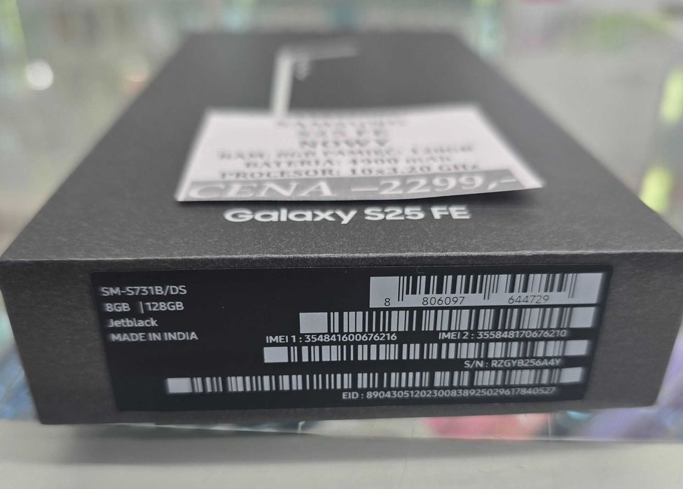 Samsung S25 FE 128GB NOWY Telakces Felicity *Raty 0%