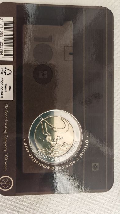Moeda 2€ comemorativas  em coincard