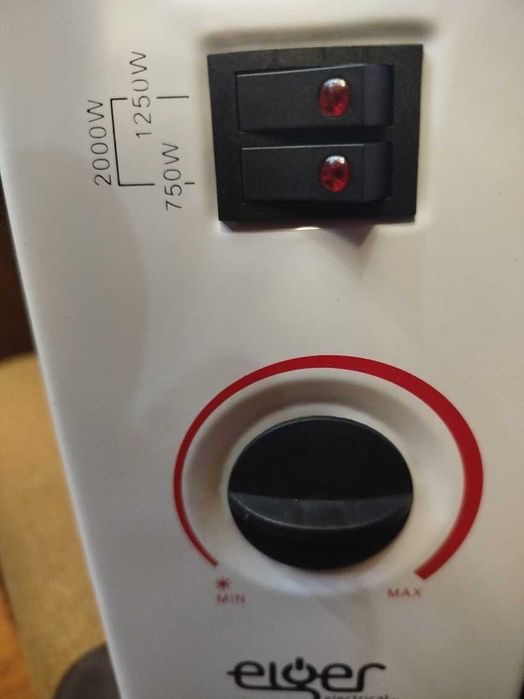 grzejniki konwektorowe z termostatem 750/1250/2000W
