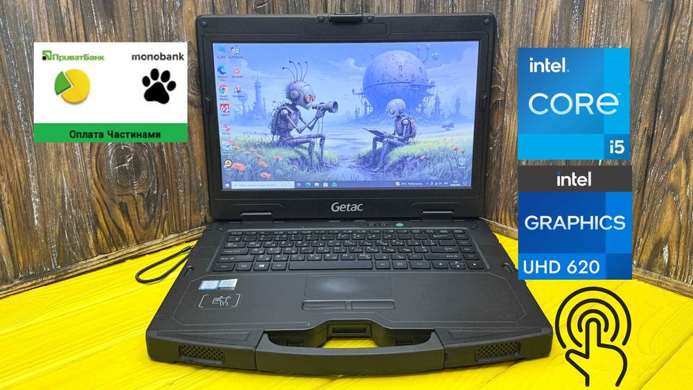 Надійний Ноутбук Для Військових Getac S410 G2 /14.0" Touch/Core i5-8250u/ГАРАНТІЯ
