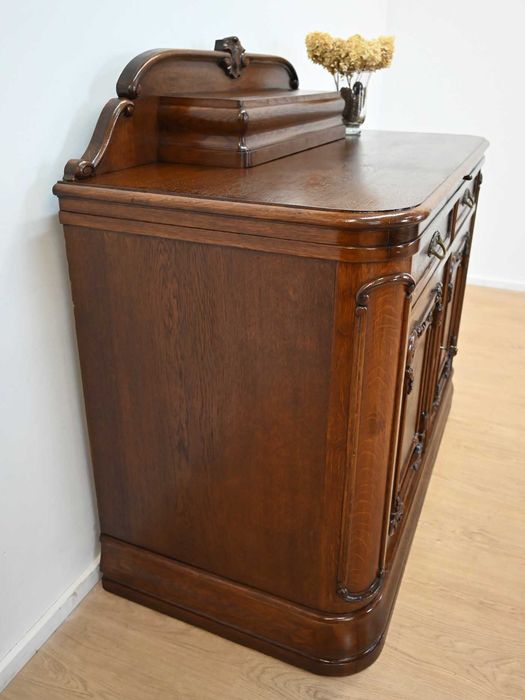 piękna komoda w ciepłym dębie 120306