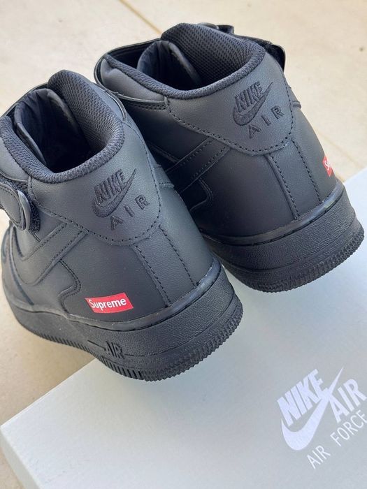 Кеды Nike Air Force 1 x Supreme Mid Размер: 44 [28см] — zdjęcie 4