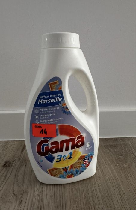 Gama 3 en 1 Parfum Savon de Marseille – płyn do prania, 22 prania