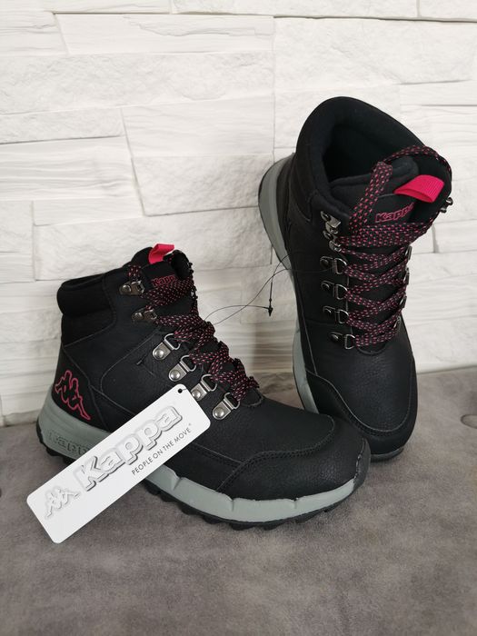 Damskie nowe buty trekkingowe Kappa trapery śniegowce r. 38