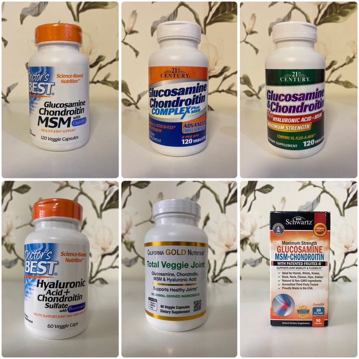 Глюкозамін хондроітин, добавки для суставів