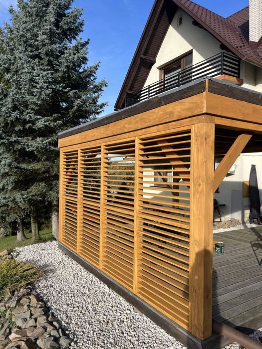 Rolety, żaluzje tarasowe, drewniane, regulowane, ruchome PORDUCENT