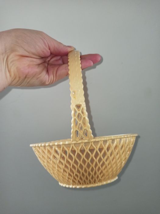 Schlutz West Germany koszyk ikebana vintage koszyczek wielkanocny