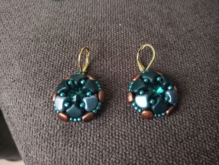 Kolczyki z koralików