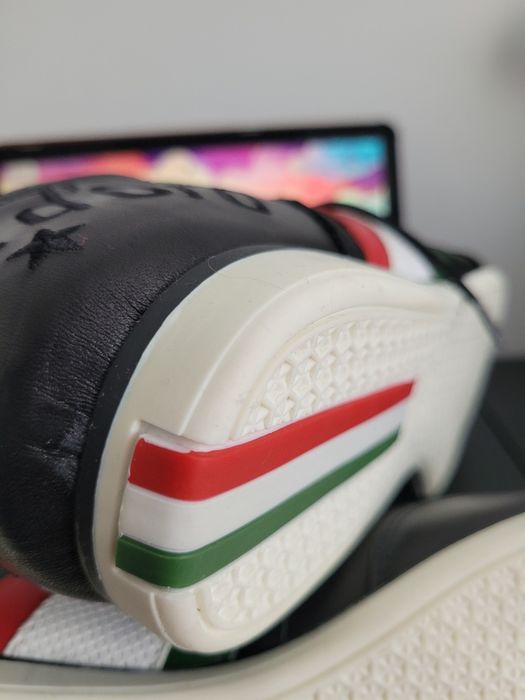 Nowe, włoskie, skórzane buty Pantofola d'Oro Italia męskie 45 Łódź