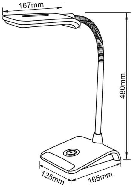 Настільна лампа FUNDESK LS3 grey
