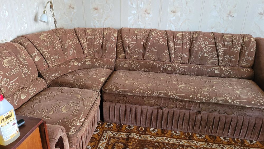 Кутовий диван + розкладне крісло