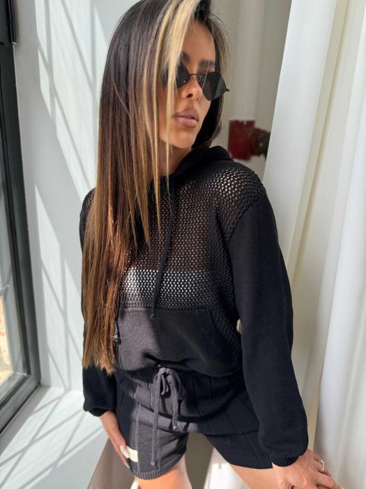 Komplet Beachy czarny La Manuel xs/s