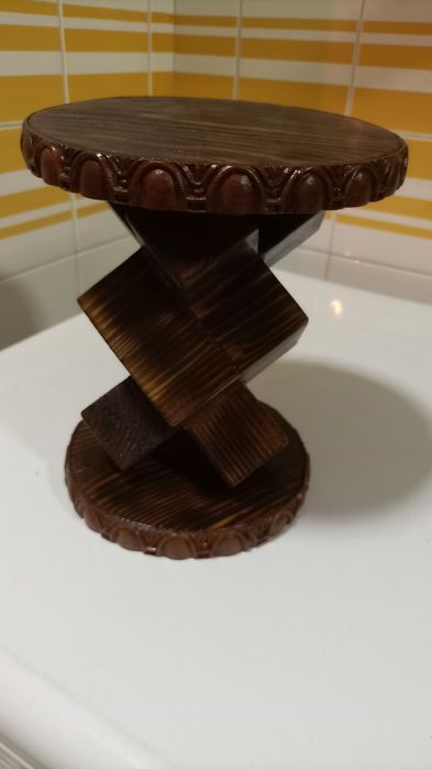 Pedestal novo madeira maciça