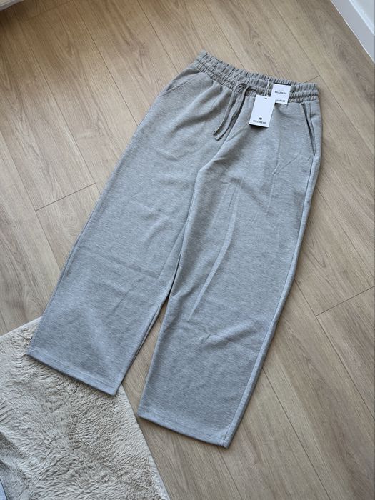 Широкі Штани Pull&Bear Balloon Fit Оригінал Чоловічі Спортивні Брюки Джогери Широкие Мужские Спортивные Серые