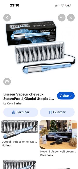 Placa esticar cabelo steampod 4  como nova.