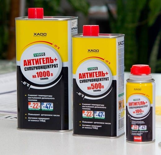Антигель для дизельного палива  XADO АНТИГЕЛЬ+ суперконцентрат