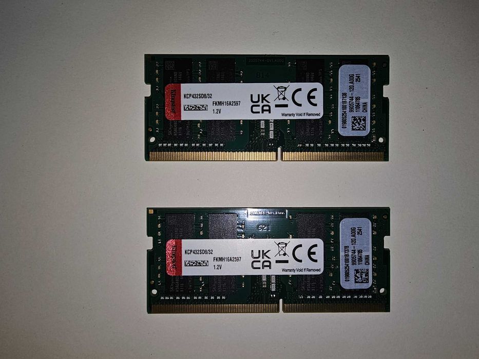 Kit Memórias RAM SODIMM 64Gb DDR4 (2x32Gb) para Portátil