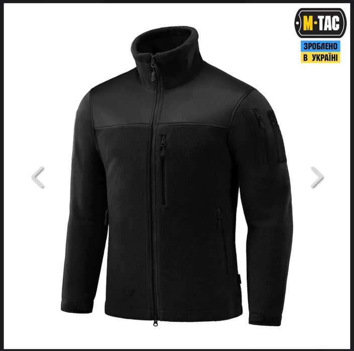 Фліска / Флісова куртка-кофта M-Tac Alpha Microfleece Gen.II. Чорний розмір - L